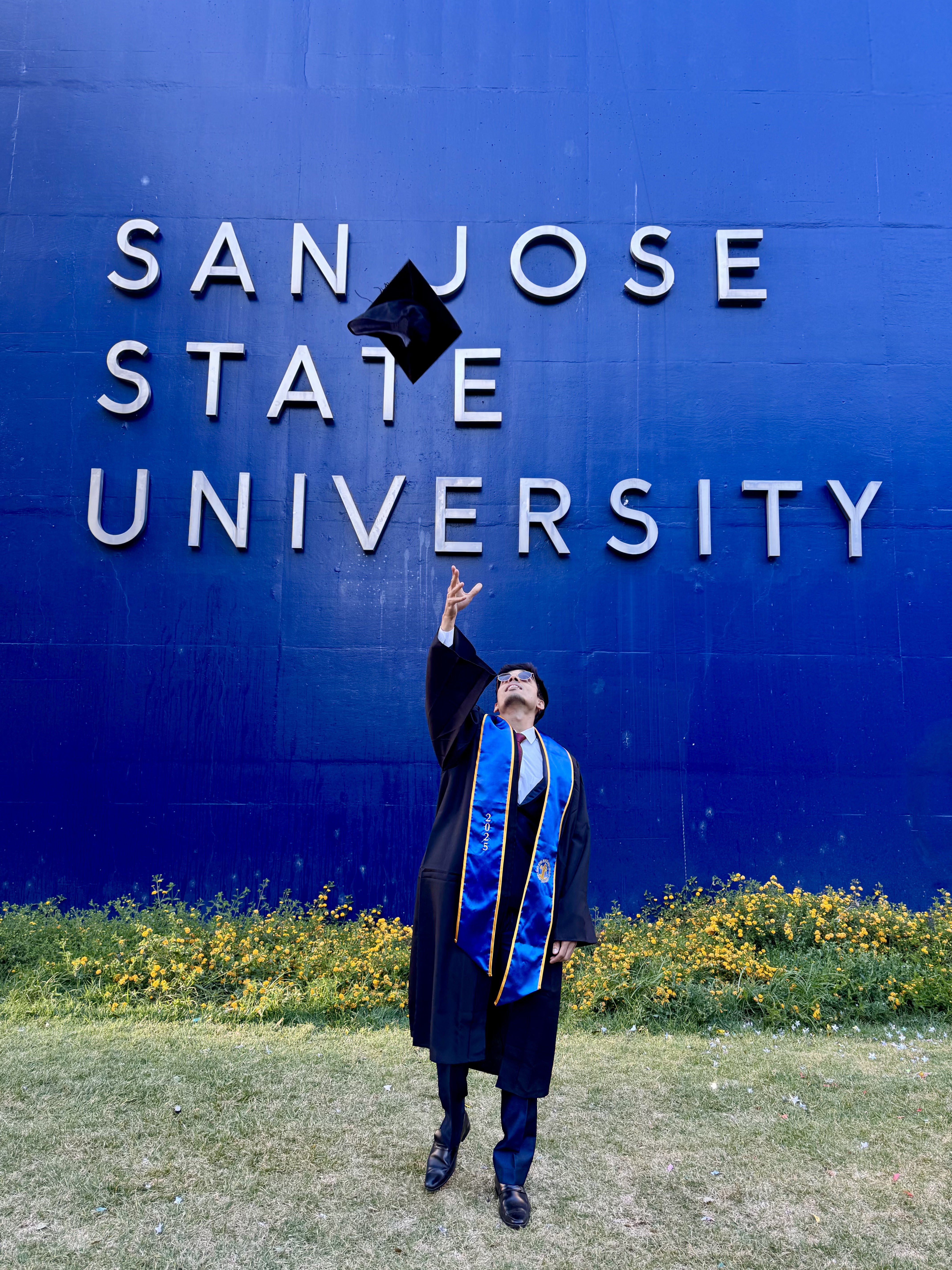 Graduating with my master's degree